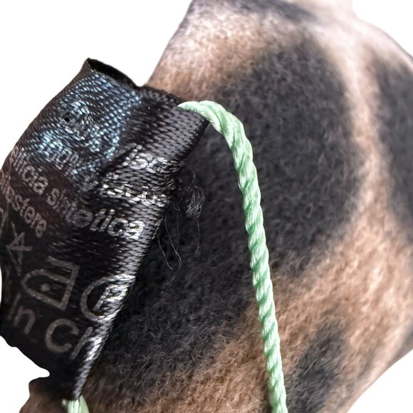 Faux Fur Leopard Wrap Womens Evening Scarf Shawl by Katier NWT 26x64 - Picture 11 of 12